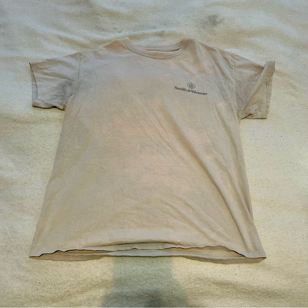 Smith & Wesson Beige Men's Short Sleeve Tee